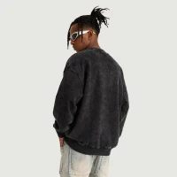 440GSM Unisex Super Heavyweight Oversized Faded Sweatshirt - thumbnail image 2