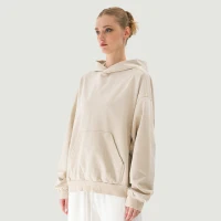 380GSM Unisex Sun Faded Distressed Hoodie - thumbnail image 3