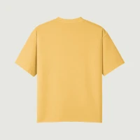 260GSM Unisex Raw Hem T-shirt - thumbnail image 2