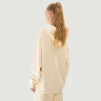 380GSM Unisex Heavyweight Brushed Fleece Full-zip Hoodie - thumbnail image 3