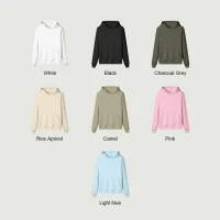 380GSM Unisex Fleece-lined Hoodie - thumbnail image 3