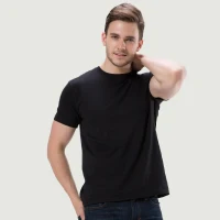 180GSM Unisex Classic Crew Neck T-shirt - thumbnail image 1