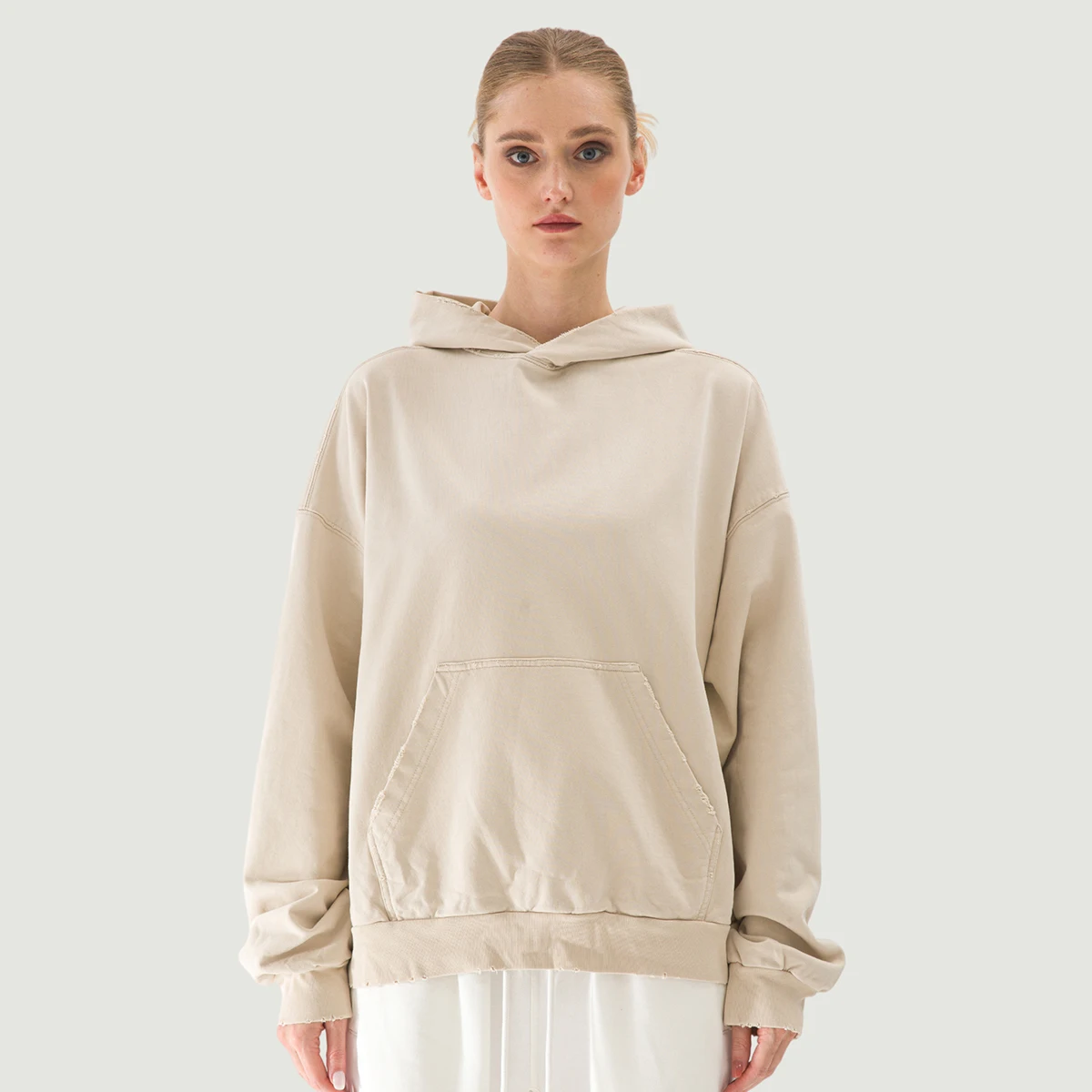 380GSM Unisex Sun Faded Distressed Hoodie - main image