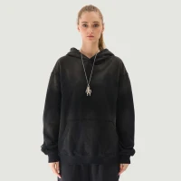 400GSM Unisex Super Heavyweight Sun Faded Hoodie - thumbnail image 1