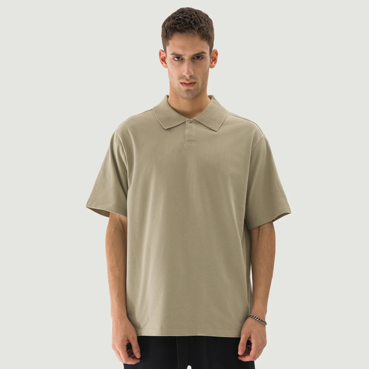 240GSM Unisex Oversized Polo Shirt - main image