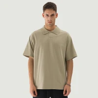240GSM Unisex Oversized Polo Shirt - thumbnail image 1