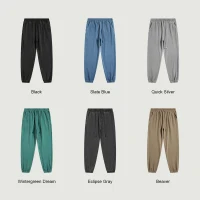 420GSM Unisex Super Heavyweight Washed Baggy Sweatpants - thumbnail image 4