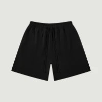 380GSM Unisex Oversized Brushed Fleece Sweat Shorts - thumbnail image 1