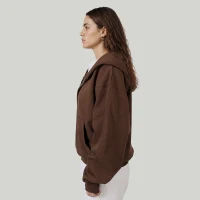 400GSM Unisex Heavyweight Tapered Full-Zip Balloon Hoodie - thumbnail image 3