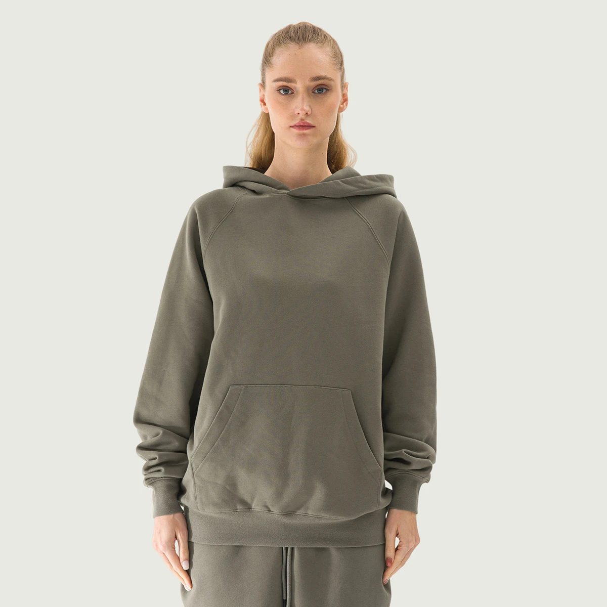380GSM Unisex Brushed Fleece Hoodie - main image