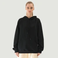 380GSM Unisex Heavyweight Drawstring Hoodie - thumbnail image 1