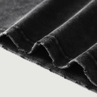 220GSM Women's Snow Wash Crop Top T-shirt - thumbnail image 5