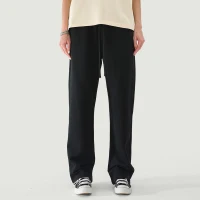 380GSM Unisex Relaxed Fit Brushed Fleece Sweatpants - thumbnail image 1