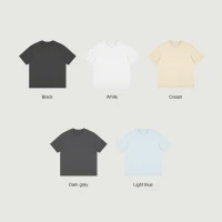 220GSM Classic Cropped Short Sleeve Mini Tee - thumbnail image 3