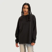 240GSM Unisex Crew Neck Loose Long Sleeve - thumbnail image 1