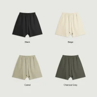 380GSM Unisex Oversized Fleece-lined Shorts - thumbnail image 4