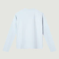 220GSM Classic Cropped Long Sleeve Mini Tee - thumbnail image 2