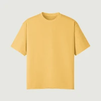 260GSM Unisex Raw Hem T-shirt - thumbnail image 1