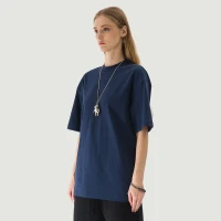 305GSM Unisex Oversized Crew Neck T-shirt - thumbnail image 3