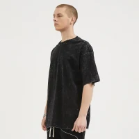 260GSM Unisex Snow Wash T-shirt - thumbnail image 3