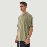 190GSM Unisex Loose T-shirt - thumbnail image 3