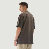 260GSM Unisex Oversized Sun Faded Distressed T-shirt - thumbnail image 2