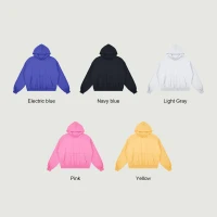 400GSM Unisex Heavyweight Boxy Hoodie - thumbnail image 3