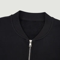 400GSM Unisex Brushed Fleece Bomber Jacket - thumbnail image 4