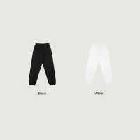 400GSM Unisex Heavyweight Brushed Fleece Joggers - thumbnail image 3