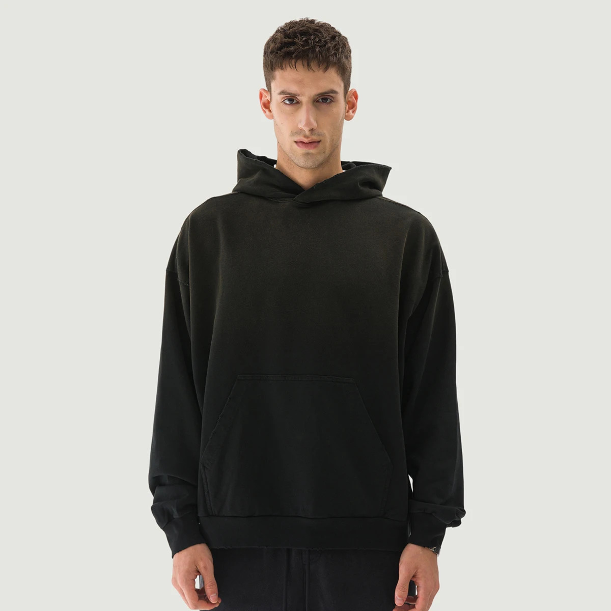 380GSM Unisex Sun Faded Distressed Hoodie - main image