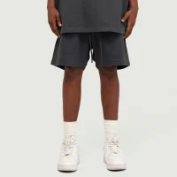 425GSM Unisex Oversized Sweat Shorts - thumbnail image 1