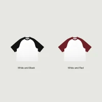 280GSM Unisex Oversized Baseball Tees - thumbnail image 3