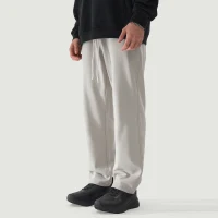 425GSM Unisex Heavyweight Relaxed Fit Sweatpants - thumbnail image 3