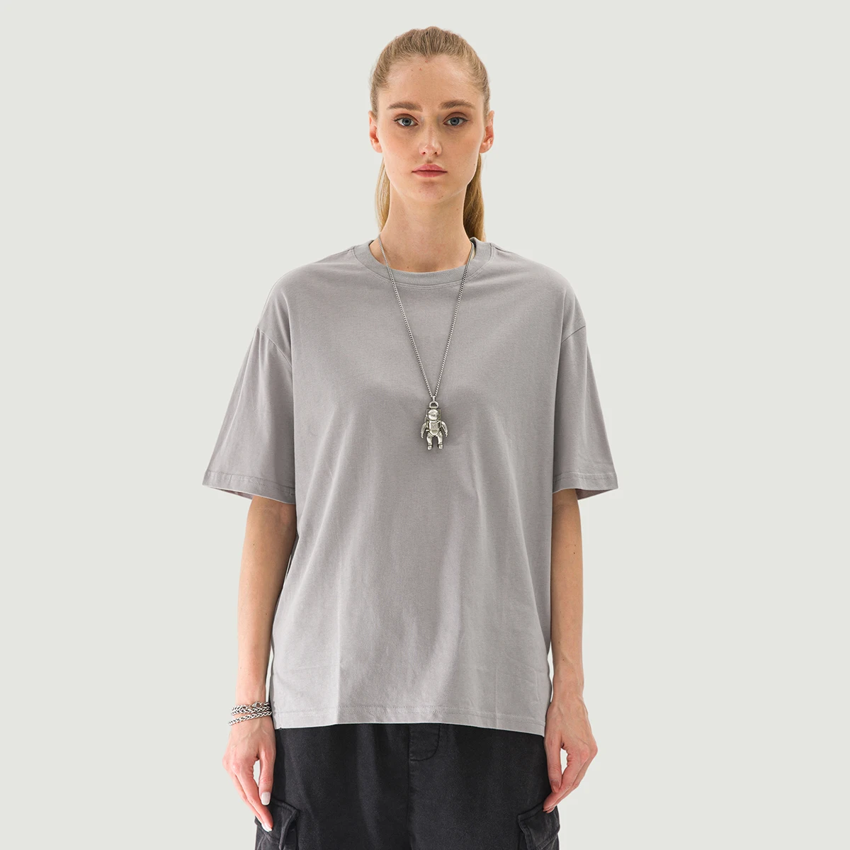 190GSM Unisex Slit Hem T-shirt - main image