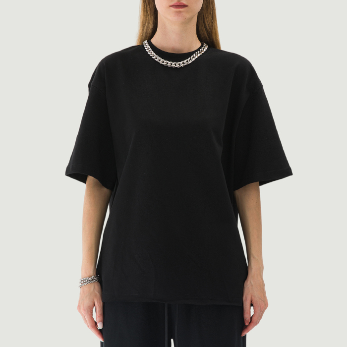 260GSM Unisex Raw Hem T-shirt