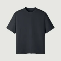 260GSM Unisex Raw Hem T-shirt - thumbnail image 1