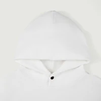 420GSM Unisex Snap Collar Hoodie - thumbnail image 4