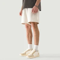 425GSM Unisex Oversized Sweat Shorts - thumbnail image 3