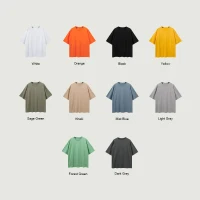 190GSM Unisex Loose T-shirt - thumbnail image 4