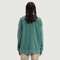 380GSM Unisex Heavyweight Oversized Side Slit Faded Sweatshirt - thumbnail image 2