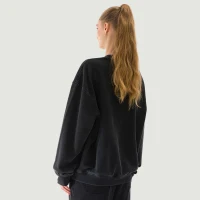 440GSM Unisex Super Heavyweight Oversized Faded Sweatshirt - thumbnail image 2
