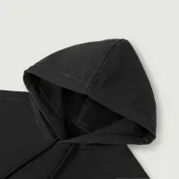 380GSM Unisex Washed Drawstring Hoodie - thumbnail image 5