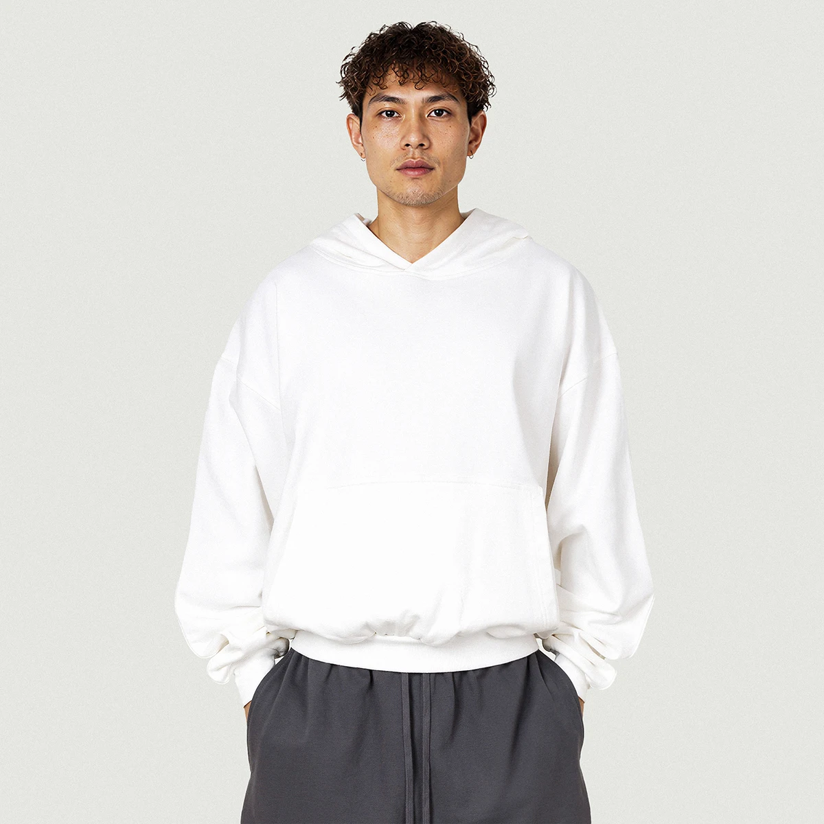 400GSM Unisex Heavyweight Tapered Balloon Hoodie - main image