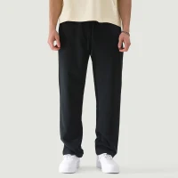 380GSM Unisex Relaxed Fit Brushed Fleece Sweatpants - thumbnail image 1
