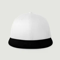 Unisex Flat-Brim Snapback Cap - thumbnail image 3