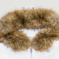 380GSM Women's Faux Fur Trim Full-Zip Hoodie - thumbnail image 4