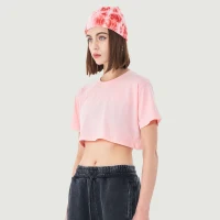 200GSM Women's Crop Top T-shirt - thumbnail image 3