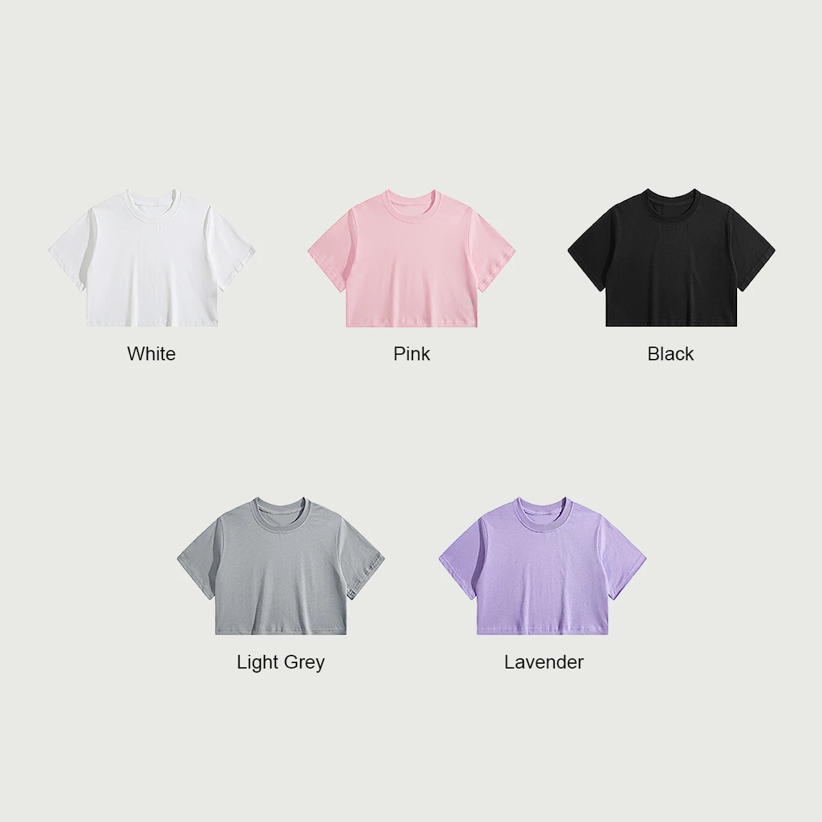 200GSM Women's Crop Top T-shirt - thumbnail image 4