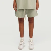 425GSM Unisex Oversized Sweat Shorts - thumbnail image 1