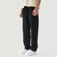 380GSM Unisex Relaxed Fit Brushed Fleece Sweatpants - thumbnail image 3